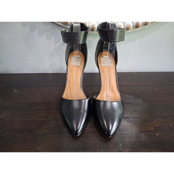 NWOB Dolce Vita Women's Odetta Black Leather Fashion Stiletto Shoes/Sz. 9.5 - Picture 5 of 11